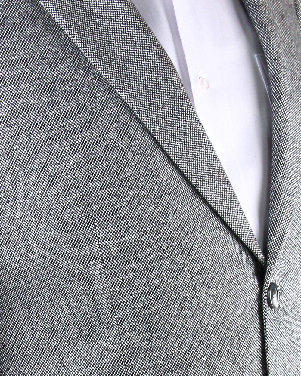 Klasik Çizgili Gri Ceket